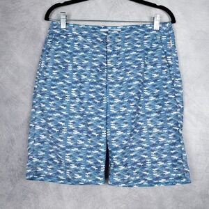 Orlebar Brown Swim Trunks Mens 30 Blue White 10" Lined OB Classic Dane Shorts